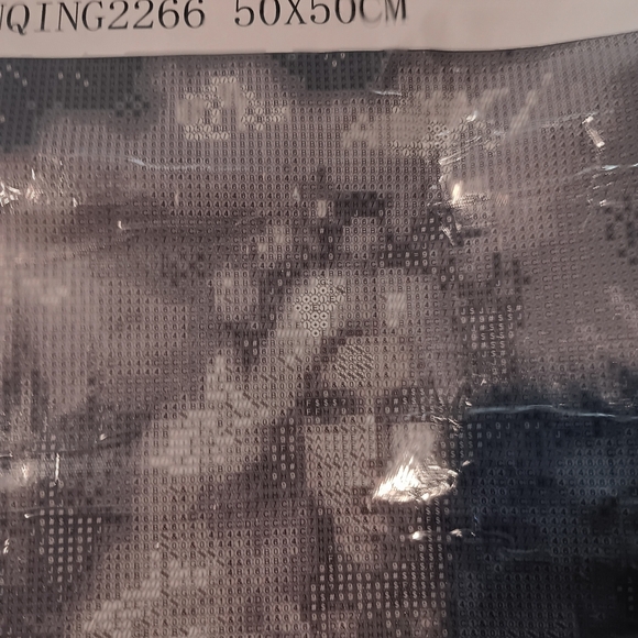 Gothic Theme Woman, Dragon And Castle Diamond Art Paint Kit 50x50 - Picture 2 of 8